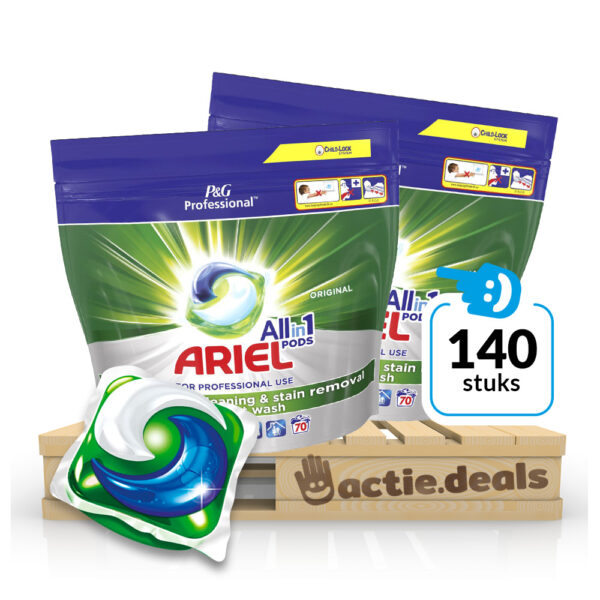 Koop Ariel All-In-One Pods Professional Regular - voordeelbox 140 wasbeurten - 8700216012713