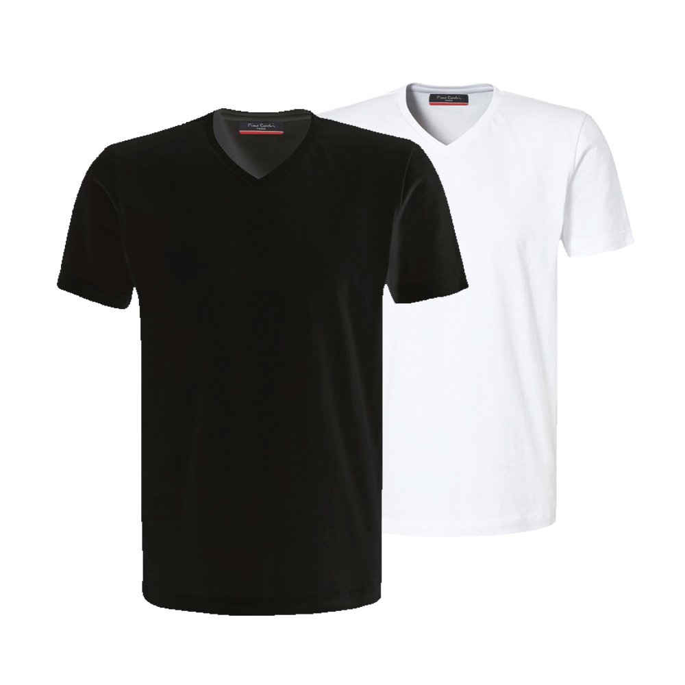 Koop Voordeelset Pierre Cardin t-shirts v-hals ( 2 stuks) -