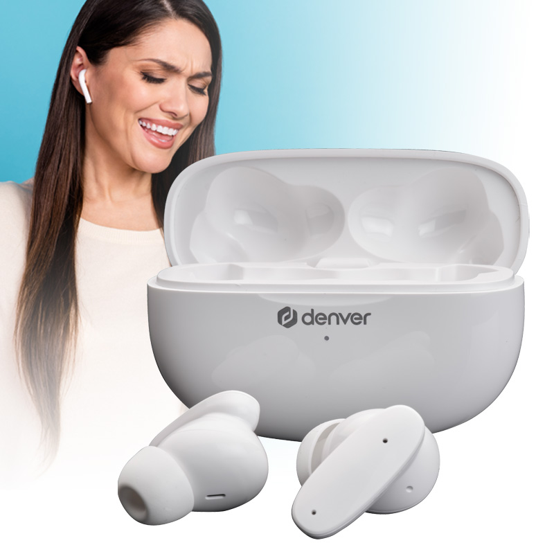Koop Draadloze oplaadbare Bluetooth earbuds - met oplaadcase - 5706751070068