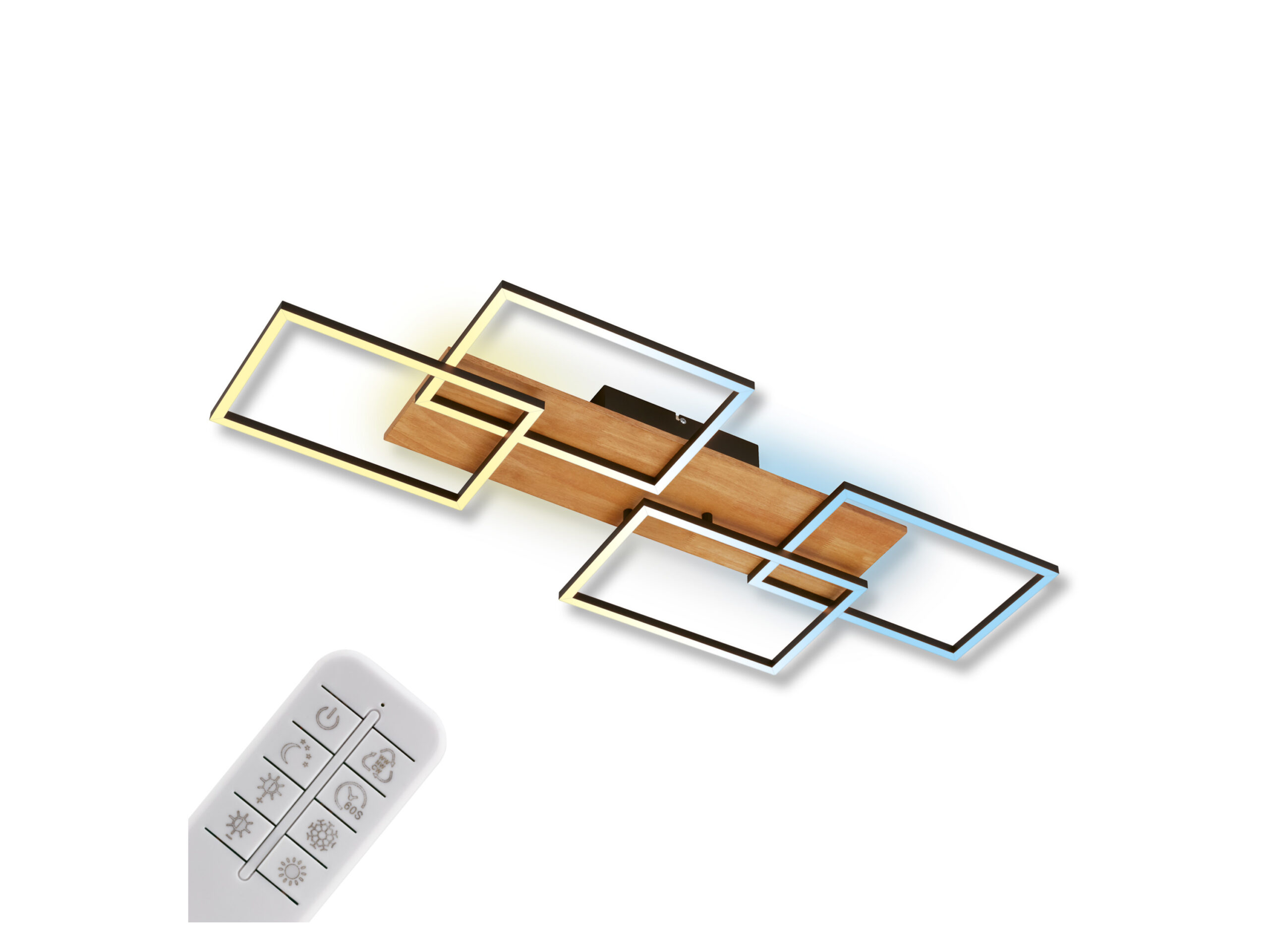 Briloner LED-plafondlamp met backlight (95,5x41 cm)-4002707461739