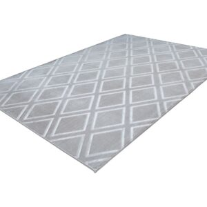Arte Espina Vloerkleed Monroe (Grijs / Blauw 300, 200cm x 290cm) (4056216985064)