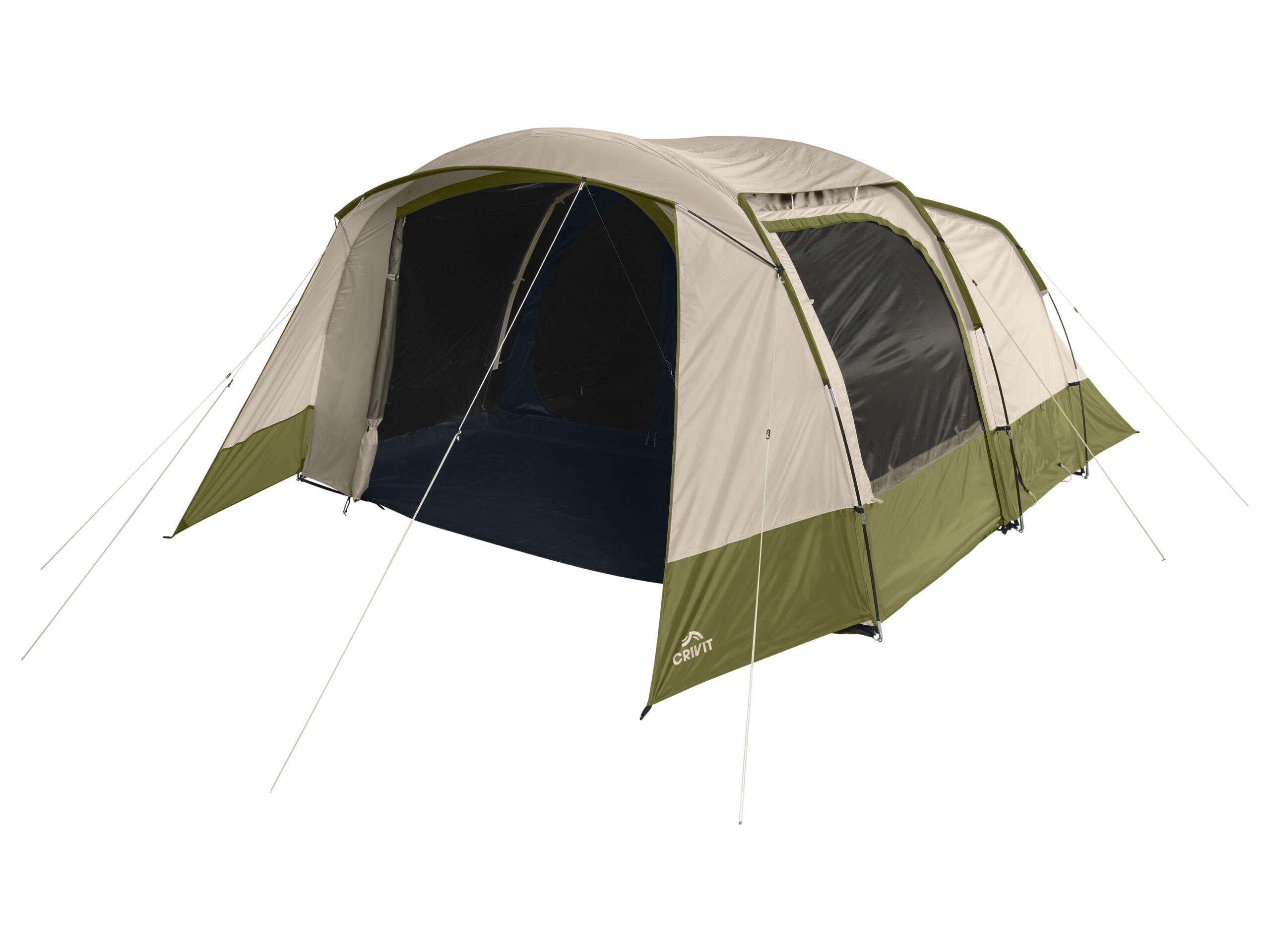 CRIVIT 5-persoons tent, met verduisterde slaapcabines (4054599122618)