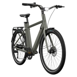 CRIVIT Urban elektrische fiets 3.0 X kettingaandrijving (Olive Green) (4052916231302)