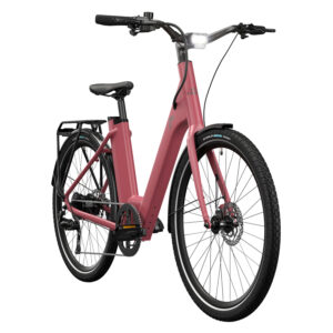 CRIVIT Urban elektrische fiets 3.0 Y kettingaandrijving (Berry Blush) (4052916231562)