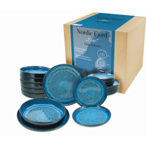 Creatable Serviesset Nordic Fjord (18-delige bordenset, blauw) (4045486215513)