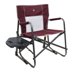 GCI Freestyle Rocker XL™ Campingstoel met schommelfunctie en zijtafel (kaneel) (0631444009498)
