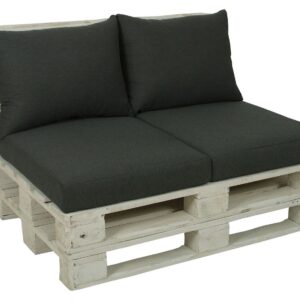 GO-DE Textil 2 palletkussens (Antraciet) (4014082058084)