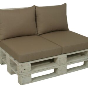 GO-DE Textil 2 palletkussens (Beige) (4014082058046)