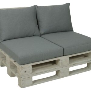 GO-DE Textil 2 palletkussens (Grijs) (4014082058039)