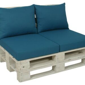 GO-DE Textil 2 palletkussens (Petrol) (4014082058060)