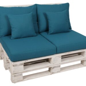 GO-DE Textil Palletkussenset (Petrol/petrol) (4014082058169)