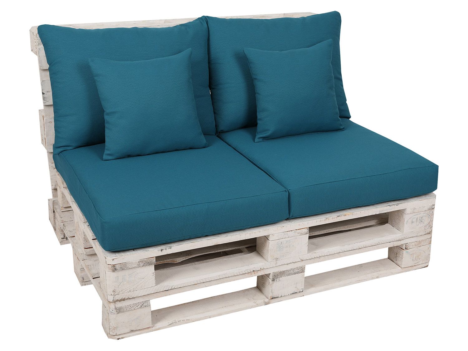 GO-DE Textil Palletkussenset (Petrol/petrol) (4014082058169)