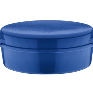 GSW Gietijzeren braadpan (2 in 1 brander, Blauw, 36 x 24 cm) (4005643717946)