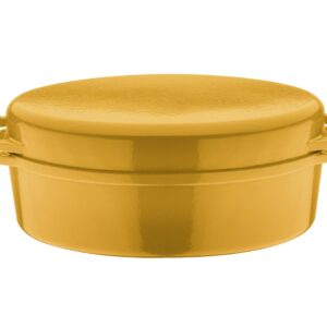GSW Gietijzeren braadpan (2 in 1 brander, Geel, 36 x 24 cm) (4005643717939)