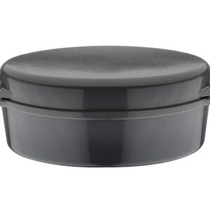GSW Gietijzeren braadpan (2 in 1 brander, Grijs, 36 x 24 cm) (4005643717953)