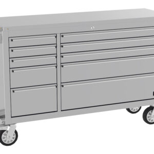 GÜDE Gereedschapswagen GW 10 INOX - RVS - 10 lades (4015671135230)