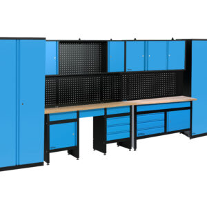 GÜDE Werkplaats kastenwand GWS 4600 8-delig met werkbanken (4015671993267)