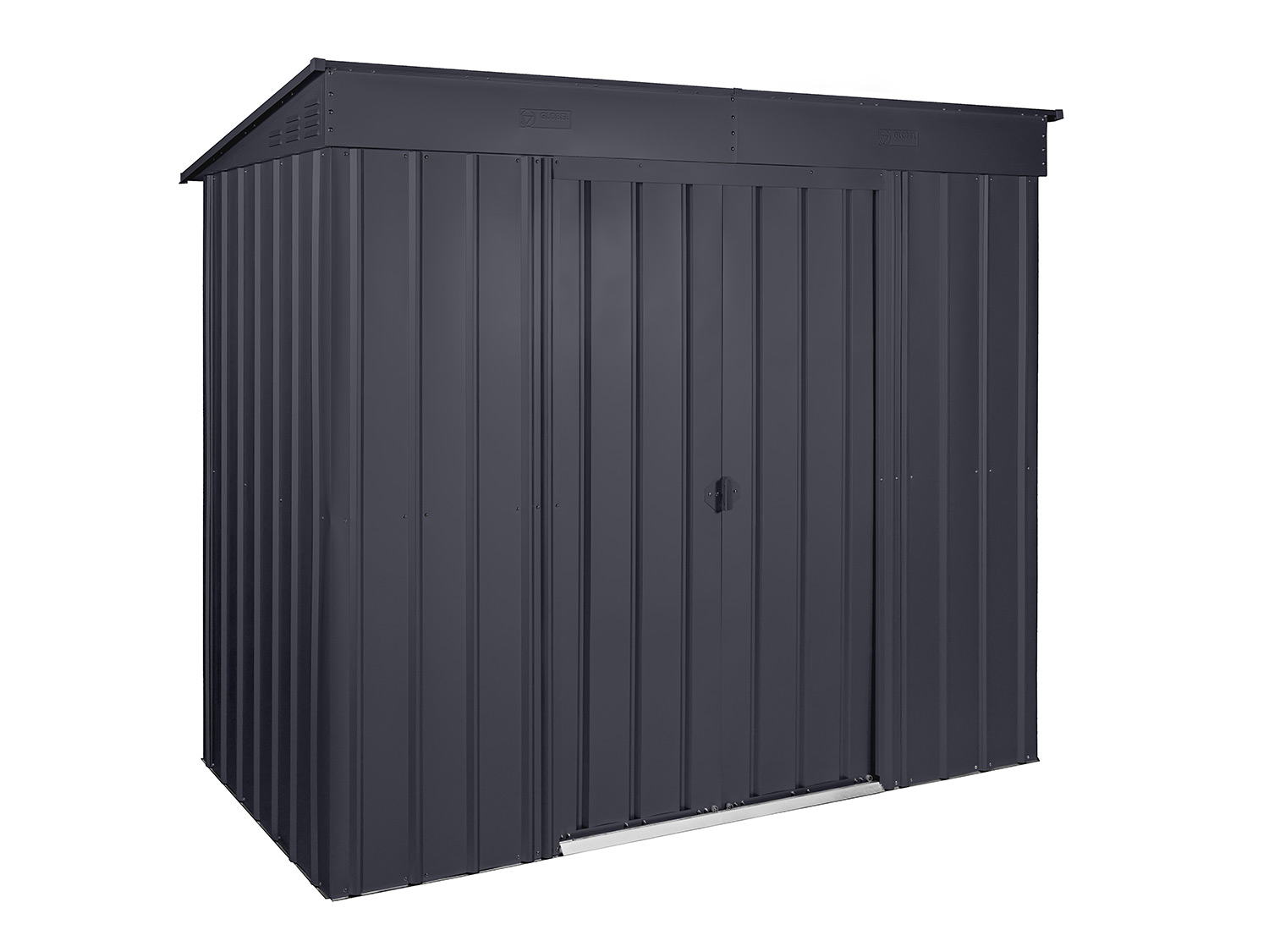 Globel Tuinschuur Skillion (Antraciet, 84cm) (4005717224981)