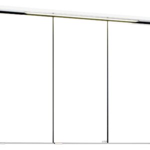 HELD Badkamer spiegelkast Bologna 3D (LED-inbouwlamp, Wit, 90 cm) (4251639433349)