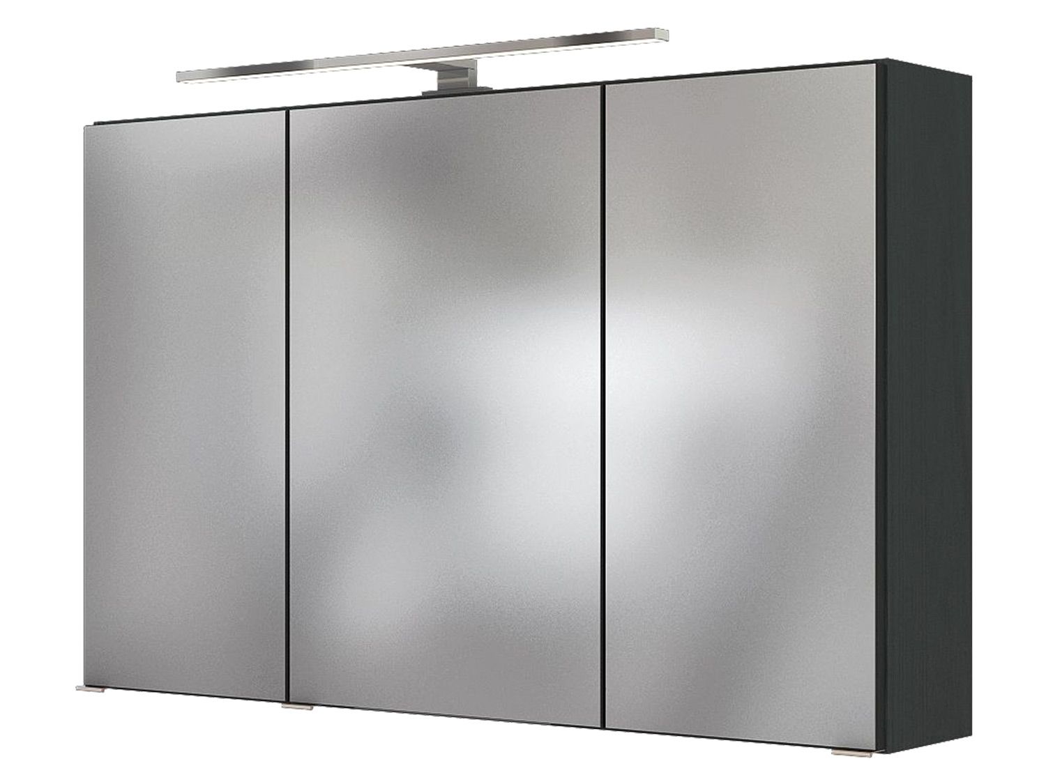 HELD Badkamer spiegelkast (Donkergrijs, 100 cm) (4251639434148)