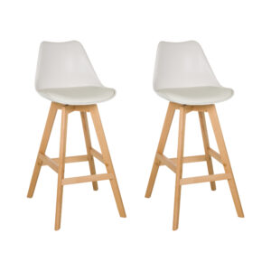 HJH LIVING Set van 2 barkrukken Scandi High (4064323045120)