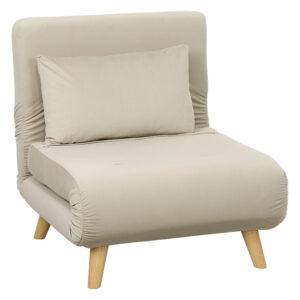 HOMCOM Slaapstoel (Breedte 72 cm, Beige) (4255826826570)