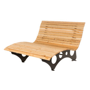 HOME DELUXE Houten ligstoel Taiga (150 cm) (4058166184429)