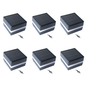 HOME DELUXE Paalkap met LED Rano (6 stuks) (4058166426536)