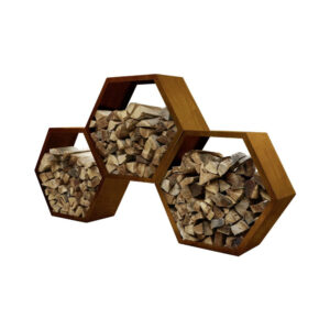 HOME DELUXE Stalen houtopslag Antares (3-delige set) (4058166234759)