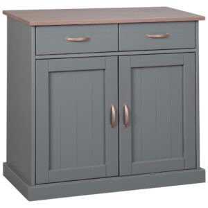 Inter Link Dressoir Westerland (Met 3 lades en 3 draaideuren, Grijs) (3050187504867)