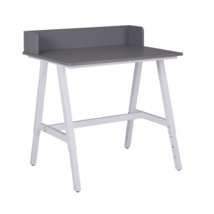 Inter Link Verstelbaar bureau Emmelie (Grijs/wit) (3050187806886)