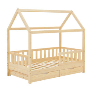 Juskys Kinderbed Marli (Hout met lades, 160 x 80 cm) (4260565527466)