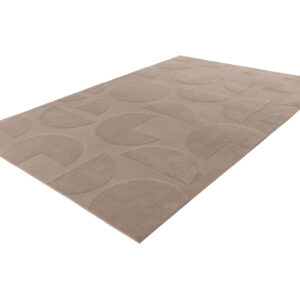KAYOOM Vloerkleed Niburi 100 - laagpolig & moderne glans (425, Taupe, 200 x 290 cm) (4063074912460)