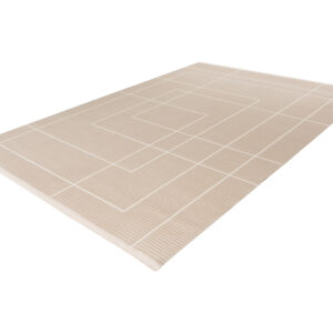 KAYOOM Vloerkleed Stage - laagpolig & allergievriendelijk (125, Beige, 160 x 230 cm) (4063074911135)