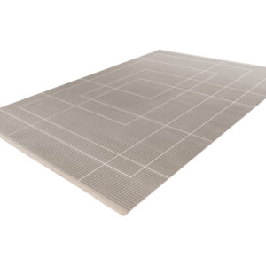 KAYOOM Vloerkleed Stage - laagpolig & allergievriendelijk (125, Zilver, 120 x 170 cm) (4063074911166)