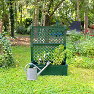 KHW Plantenbak met klimrek (Groen) (4013351470039)
