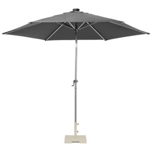 LIVARNO Parasol met verlichting op zonne-energie 300 cm (4054599188157)
