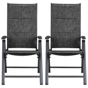 LIVARNO Set van 2 verstelbare tuinstoelen Toronto Deluxe (4054599125213)