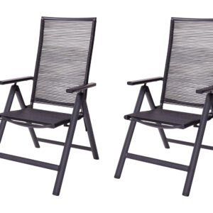 LIVARNO home 2 verstelbare tuinstoelen Miami (4052916311981)