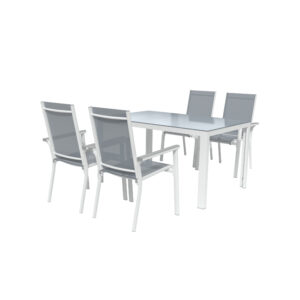 LIVARNO home Aluminium tuinset Houston 5-delig (0000800008275)