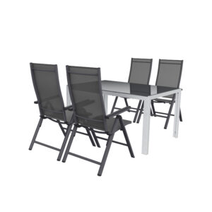 LIVARNO home Aluminium tuinset Houston 5-delig