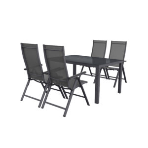 LIVARNO home Aluminium tuinset Houston 5-delig