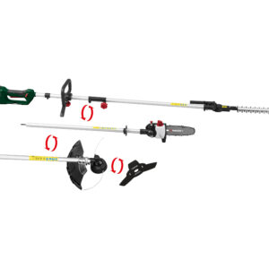 PARKSIDE 4-in-1 accu-tuingereedschap 40 V zonder accu's en lader (4054599187297)
