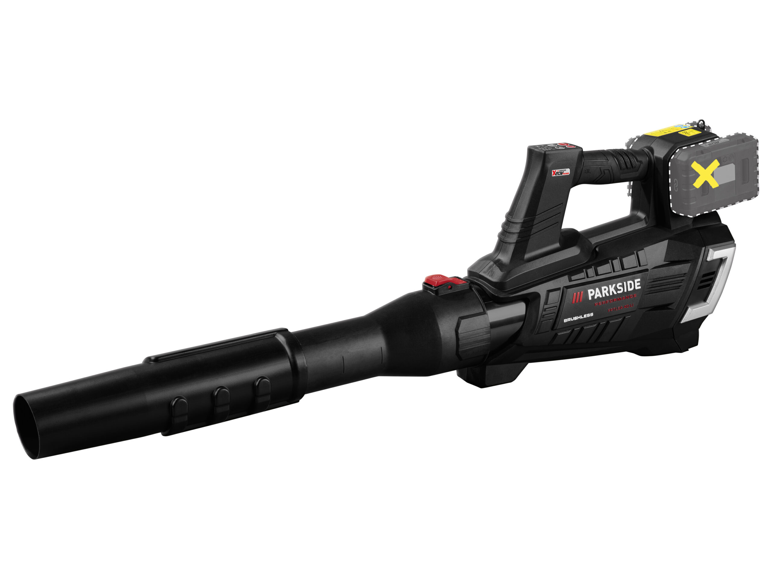 PARKSIDE PERFORMANCE Accu-turbinebladblazer 40 V zonder accu en lader (4052916557037)
