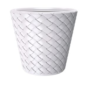Prosperplast Gevlochten plantenbak "Matuba" (Wit) (5905197097749)