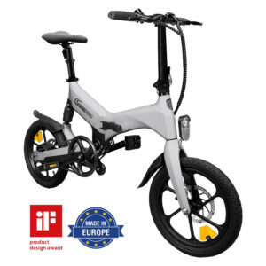 SachsenRad E-Folding Race Bike F12 ZILVER (4050296121671)