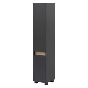 Schildmeyer Hoge badkamerkast Cosmo (1 deur (breedte 30,2 cm), Antraciet) (4027181109748)