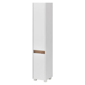 Schildmeyer Hoge badkamerkast Cosmo (1 deur (breedte 30,2 cm), parelwit) (4027181109731)