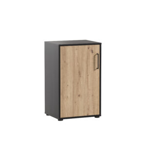 Schildmeyer Kast Aino (2 vakken, zwart mat eiken) (4027181119822)