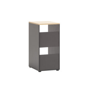 Schildmeyer Kast Solea (2 vakken, hoogte 95,8 cm, Antraciet) (4027181123621)